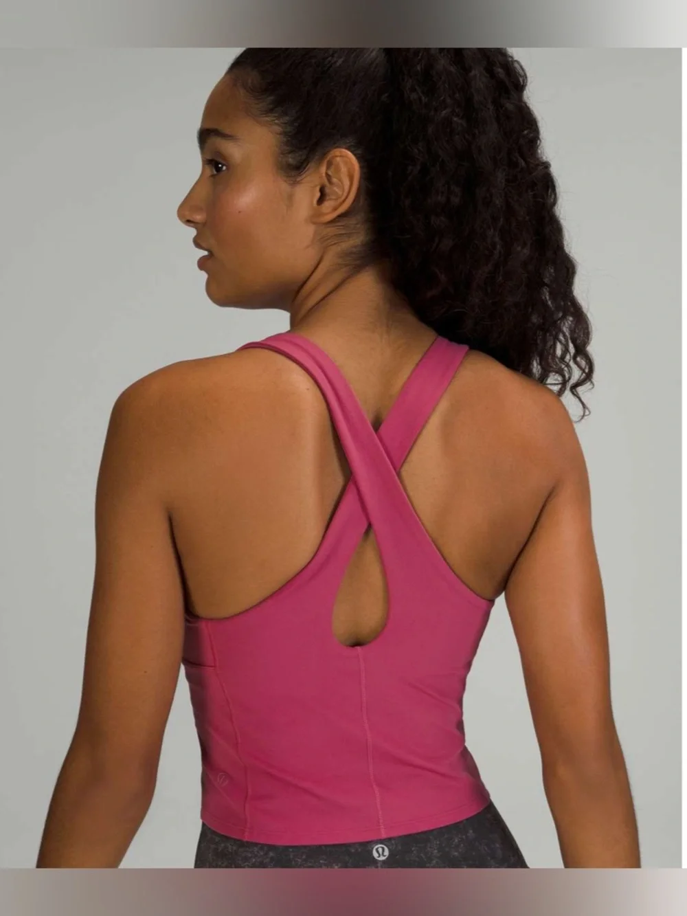 Lululemon Key To Balance Tank Top Pink Lychee Size 4 NWT